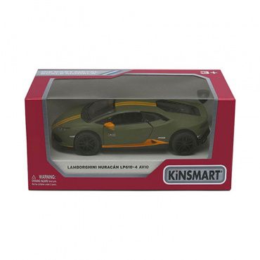 KT5401W Игрушка.Модель автомобиля инерц. "Lamborghini Huracan LP610-4 Aviomatte" 1:36