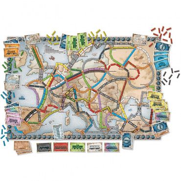 1032 Настольная игра Ticket to Ride: Европа