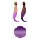 Т20312 Lukky спрей-краска для волос в аэрозоли, для временного окрашивания, цвет фиолетовый с блёстк