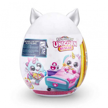 9262/44180 Игровой набор Zuru сюрприз  Rainbocorns Unicorn Rescue, Единорог с аксе-ми,  ассорт