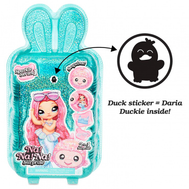 573777 Мягкая кукла Na Na Na Surprise Sparkle Daria Duckie серия 1