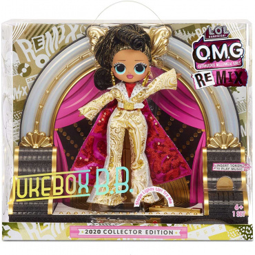 569886 Кукла LOL Surprise OMG Jukebox B.B. с музыкальным проигрывателем серия Remix