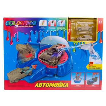 YYL563838 Игровой набор COLORAMA автомойка гоночных автомобилей