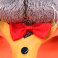 Ks22-160 Игрушка мягконабивная Басик в оранжевом пиджаке
