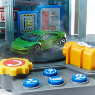 18-30406 Интерактивный игровой набор Автомойка с машинкой, звуком и светом, Street Fire, 1:43