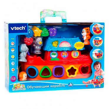 80-076026 Игрушка развивающая VTECH Обучающий корабль на бат. свет+звук