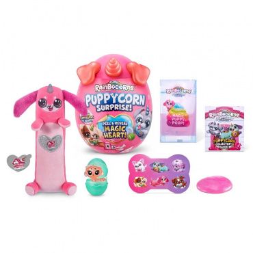 Т22448 Игрушка плюш-сюрприз RainBocoRns Puppycorn new мини в яйце в асс. в комплекте с аксессуарами