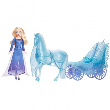 JBG56 Кукла Disney Frozen "Эльза и лошадь Нокк с каретой" JBG56 Кукла Disney Frozen "Эльза и лошадь Нокк с каретой"