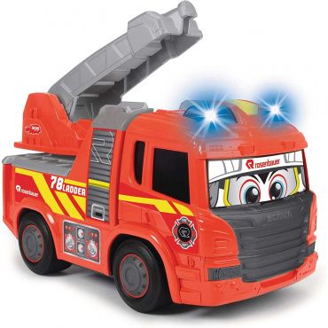 3814016 Игрушка Пожарная машинка Happy, моторизированный на бат. (свет, звук) 25 см