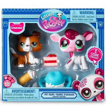 00625_LPS Набор "Пара друзей": две фигурки мини-животных с аксессуарами, Littlest Pet Shop