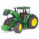 03051 Игрушка из пластмассы Трактор John Deere 7930 с погрузчиком