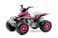 IGOR0073 Квадроцикл для катания детей "CORRAL T-REX' розовый/6V