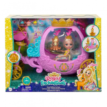 GYJ16 Игровой набор Enchantimals Королевская карета