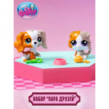 00626_LPS Набор "Пара друзей": две фигурки мини-животных с аксессуарами, Littlest Pet Shop