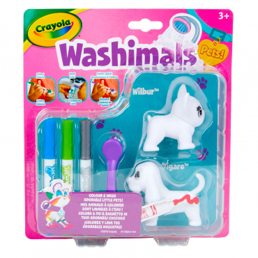 74-7252 Фигурки для раскрашивания Washimals "Собачки", 2 шт