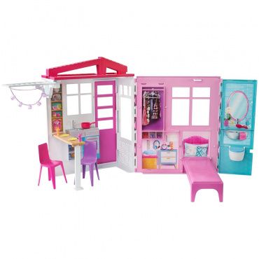 FXG54 Игровой набор Barbie Переносной кукольный дом