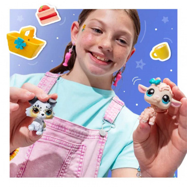 00708_LPS Игровой набор "Пара друзей" Пикник у коттеджа (2 фигурки: Колли и Овечка)