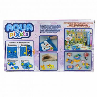 Т12336 1toy Набор для творчества Aqua pixels, 600 дет, "Набор принцессы" 33*5*20 см