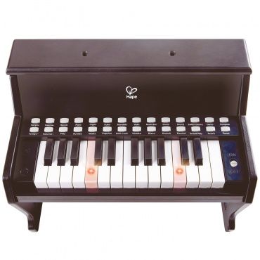 E0627_HP Музыкальная игрушка Пианино, цвет черный 