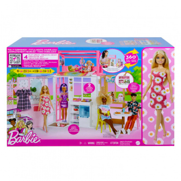 HCD48 Набор Дом Барби с куклой