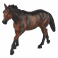 AMF1051 Игрушка. Фигурка животного "Лошадь Квотерхорс, темно-гнедая"