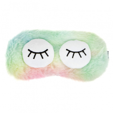 Т20881 Lukky Fashion маска для сна Глазки, разноцветный, 24,6х14,6, пакет