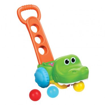 004703 Игрушка-каталка "Крокодил с мячиками" B kids