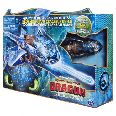 6045436/66555 Игрушка Dragons Большой дракон Беззубик, дышит огнем