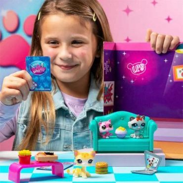 00636_LPS Набор "Обед с друзьями": три фигурки мини-животных с аксессуарами, Littlest Pet Shop