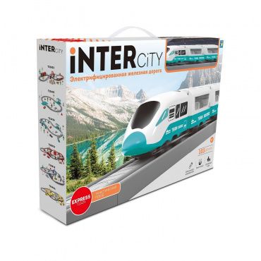 Т22434 1toy InterCity Express наб.жел.дорога "Туристический поезд", 103 дет.