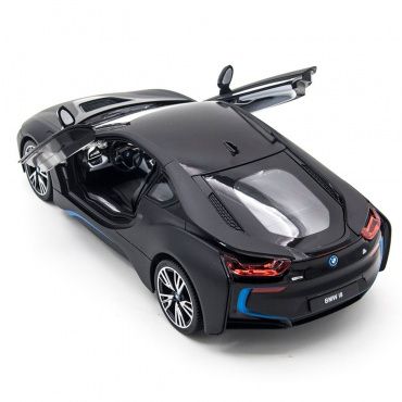 71000 Игрушка транспортная 'Автомобиль на р/у 'BMW I8" 1:14 (дистанционно открывающиеся двери)