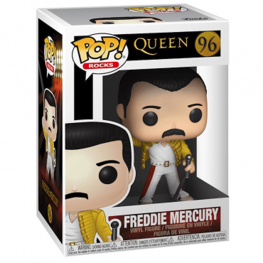 33732 Фигурка Funko POP! Рок-звезда Фредди Меркьюри, группа Queen, Уэмбли 1986 (Freddy Mercury)