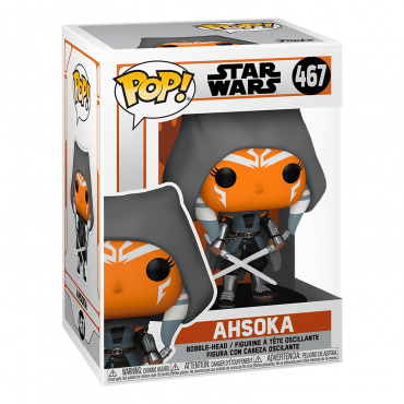 58285 Фигурка Funko POP!Звёздные войны Мандалорец.Асока Тано с капюшоном(Mandalorian Ahsoka (hooded)