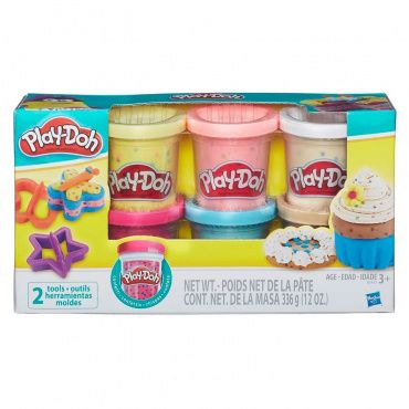 B3423 Игровой набор Play-Doh 6 баночек с конфетти