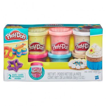 B3423 Игровой набор Play-Doh 6 баночек с конфетти