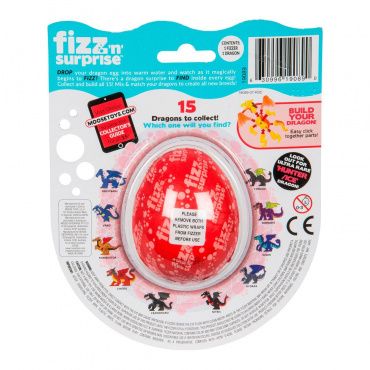 19089 Игрушка. Шипучее яйцо FIZZ N Surprise "Драконы"