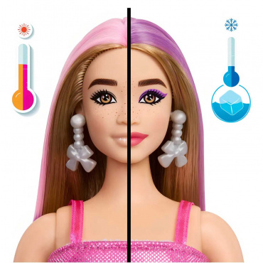 JFY67 Игрушка. Кукла Barbie "Party Unboxed" серии "Бьюти-вечеринка" (розовый)