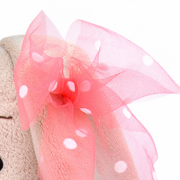 StS-405 Игрушка мягконабивная Зайка Ми в розовом платье (малый)