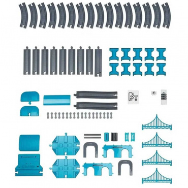 G211-019 Игрушка Большая железная дорога "Мой город,104 предмета", на батар., свет, звук (бирюзовая) G211-019 Игрушка Большая железная дорога "Мой город,104 предмета", на батар., свет, звук (бирюзовая)