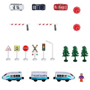 G211-019 Игрушка Большая железная дорога "Мой город,104 предмета", на батар., свет, звук (бирюзовая) G211-019 Игрушка Большая железная дорога "Мой город,104 предмета", на батар., свет, звук (бирюзовая)