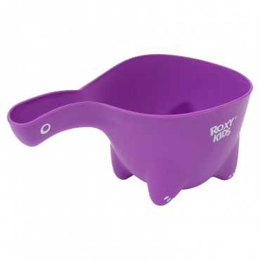 RBS-002-V Ковшик для мытья головы Dino Scoop. Цвет фиолетовый.
