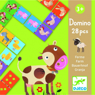 08158 DJECO Детская настольная игра "Домино"