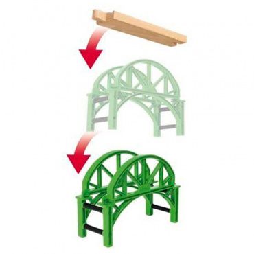 33885 BRIO Набор "Арочный мост" с возможностью наращивания,4 эл.,кор.29х15х9 см