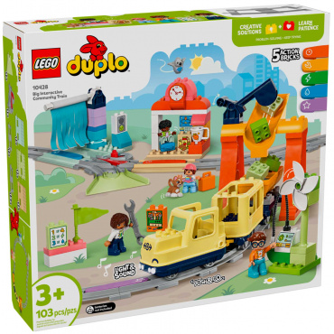 10428 Конструктор Дупло "Большой интерактивный городской поезд" 10428 Конструктор Дупло "Большой интерактивный городской поезд"