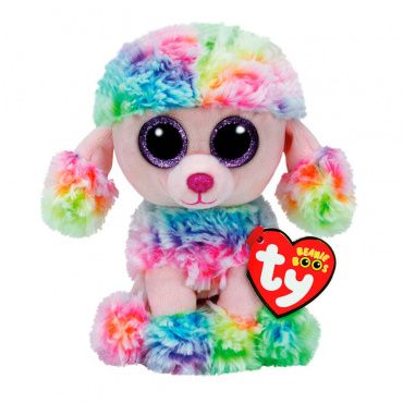 37223 Игрушка мягконабивная Пудель RAINBOW серии "Beanie Boo's" 15см