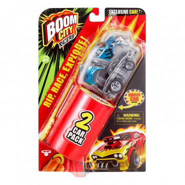 40056 Игровой набор Boom City Racers "2 машинки с пусковым устройством Fire it up"