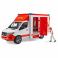 02676 Игрушка из пластмассы Bruder Машина скорой помощи Mercedes Sprinter с фигуркой