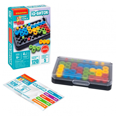 ВВ5959 Игра настольная логическая БондиЛогика Bondibon "IQ-ВИТОК"