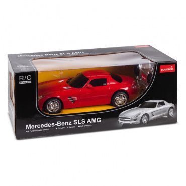 40100 Игрушка транспортная 'Автомобиль на р/у 'Mercedes-Benz SLS AMG 1:24 в асс