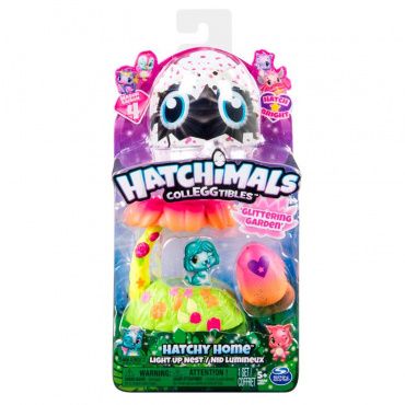 19131-G Игровой набор Hatchimals домик-гнездо со светом Сад